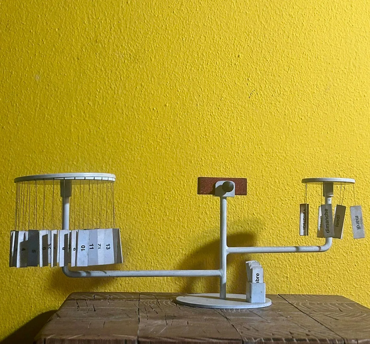 Perpetual Magnetic Tite Calendar by Paolo Tilche for Arform, 1950s 3