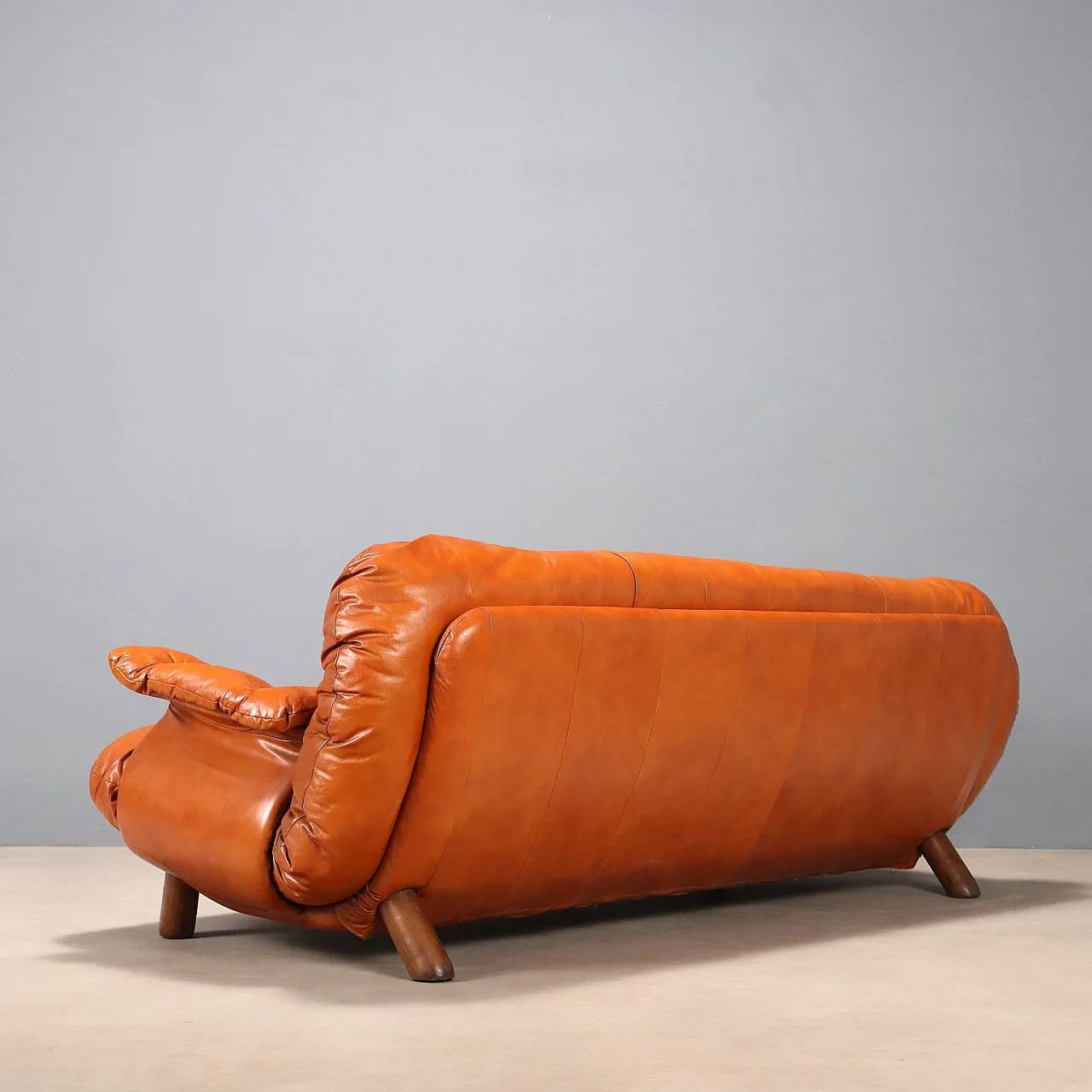 Divano in legno e pelle, '900 9