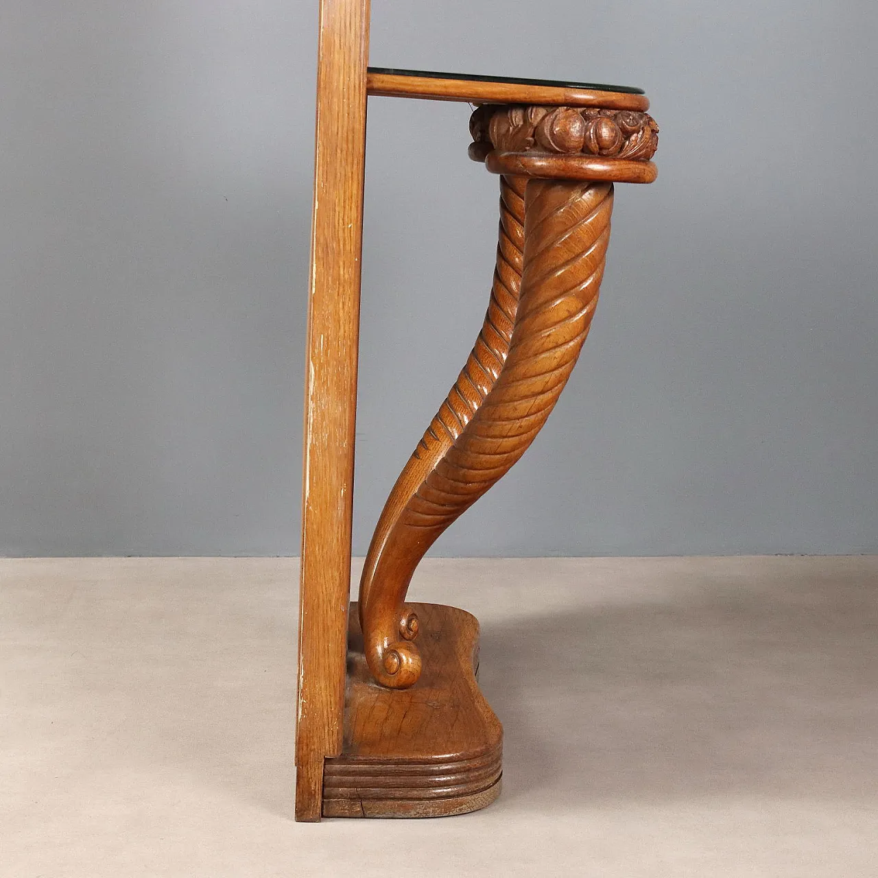 Consolle in rovere, primo '900 4