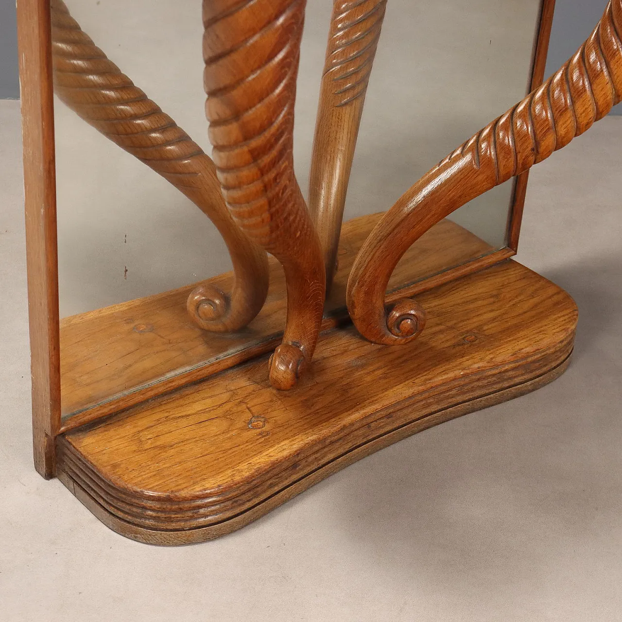 Consolle in rovere, primo '900 9