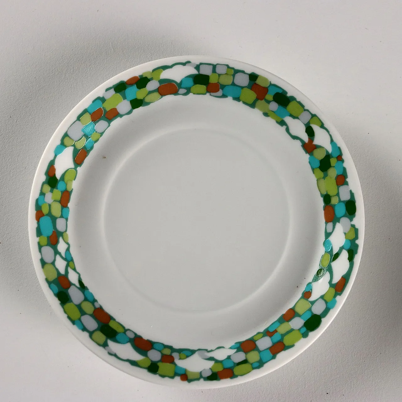 Servizio da tè in porcellana policroma, '900 4