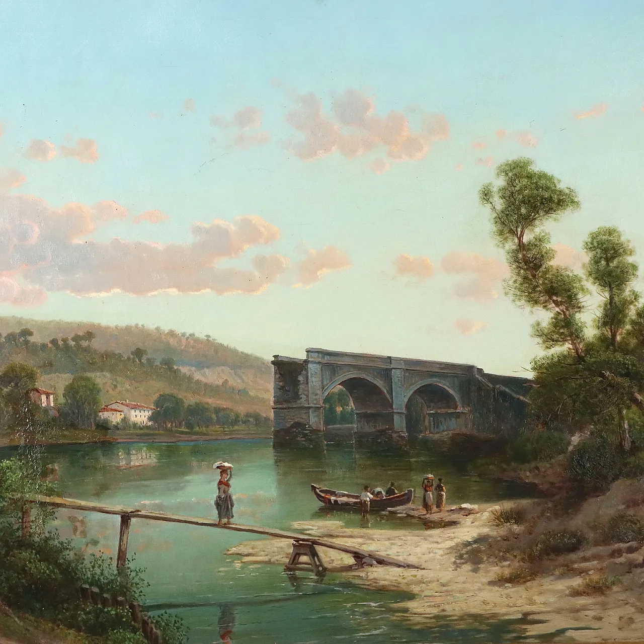 Emilio Donnini, olio su tela, '800 3