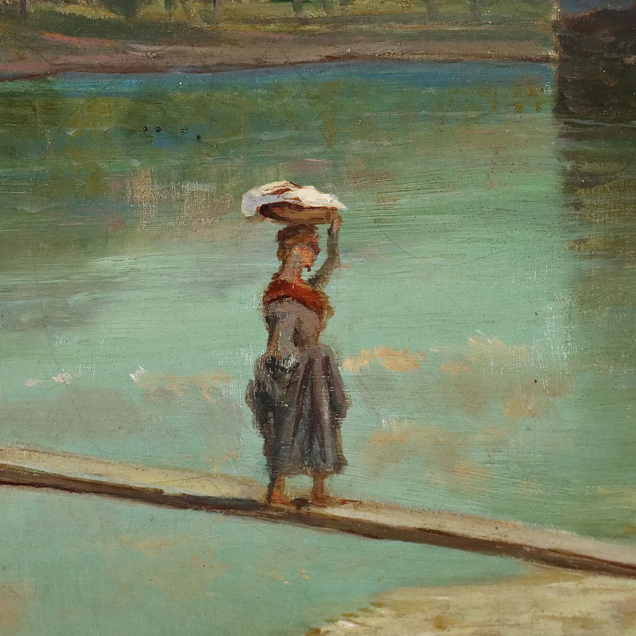 Emilio Donnini, olio su tela, '800 4