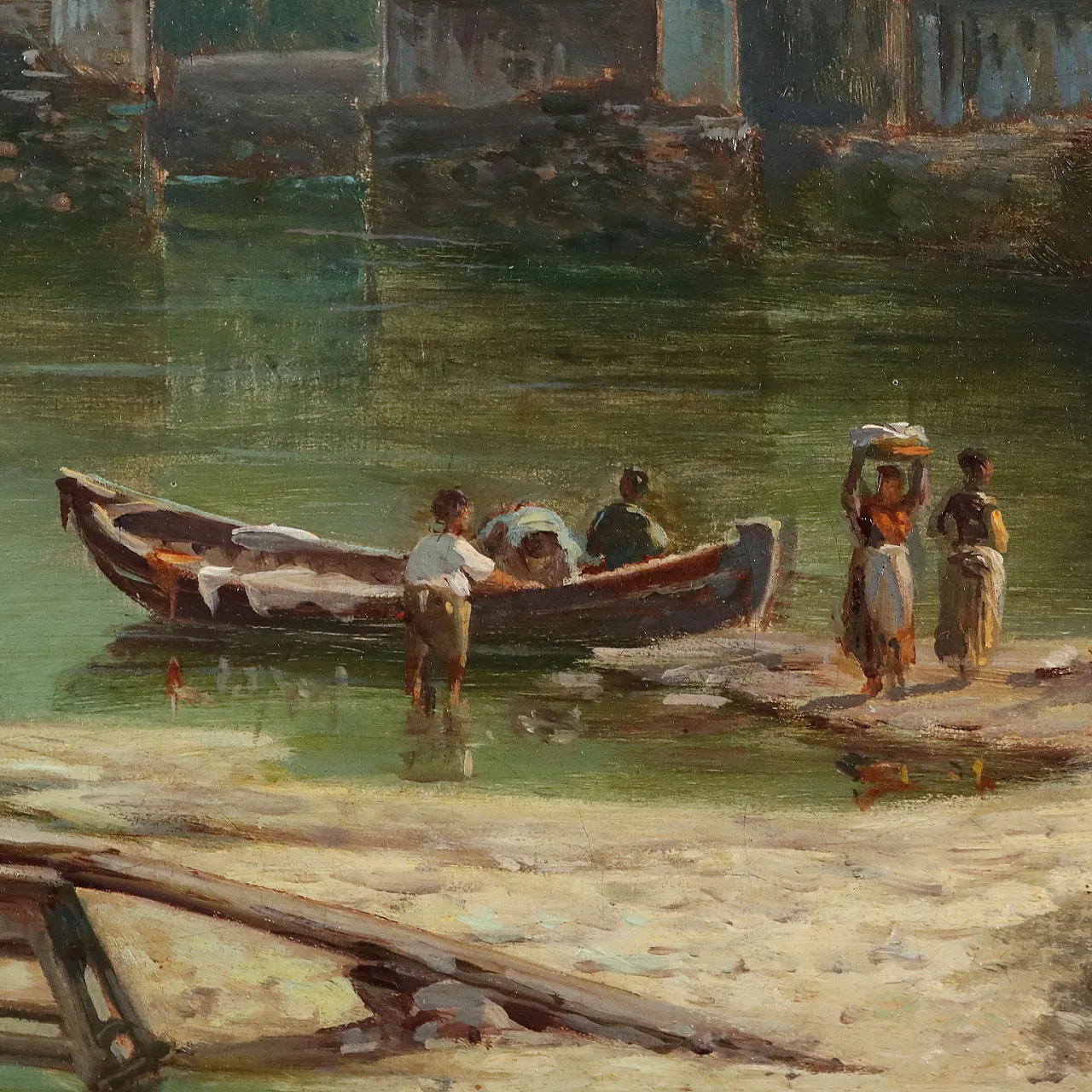 Emilio Donnini, olio su tela, '800 5