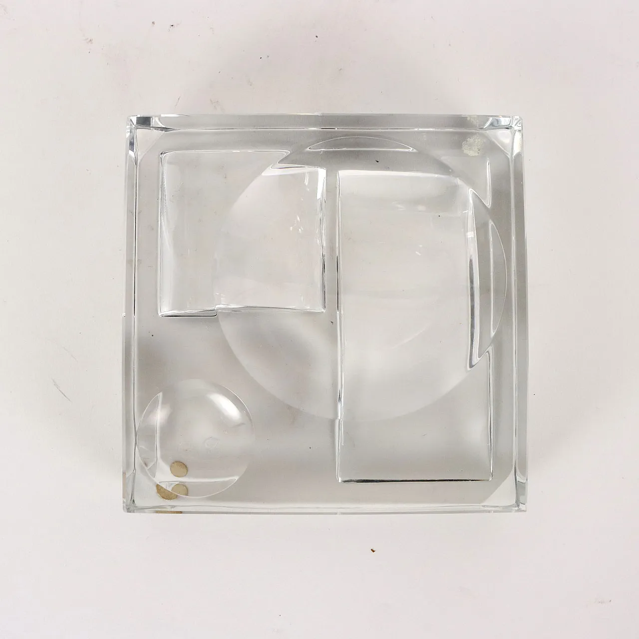 Baccarat crystal tray, late 20th century 3