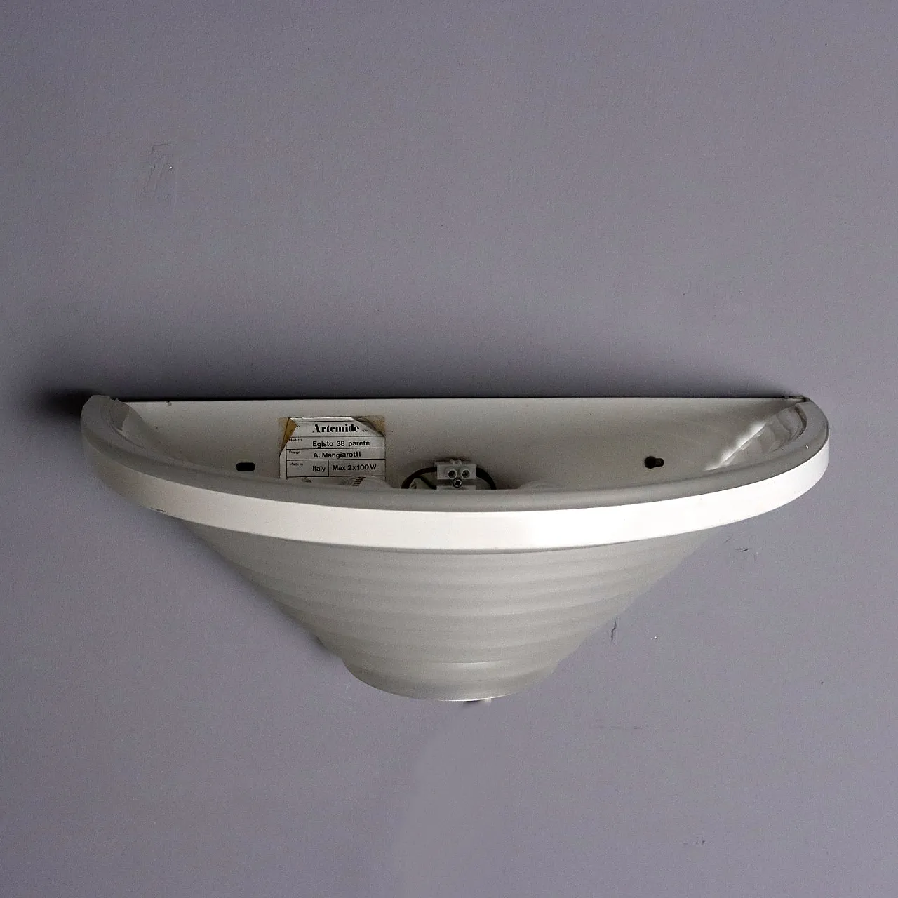 Egisto 38 wall lamp by A. Mangiarotti for Artemide, 1980s 5