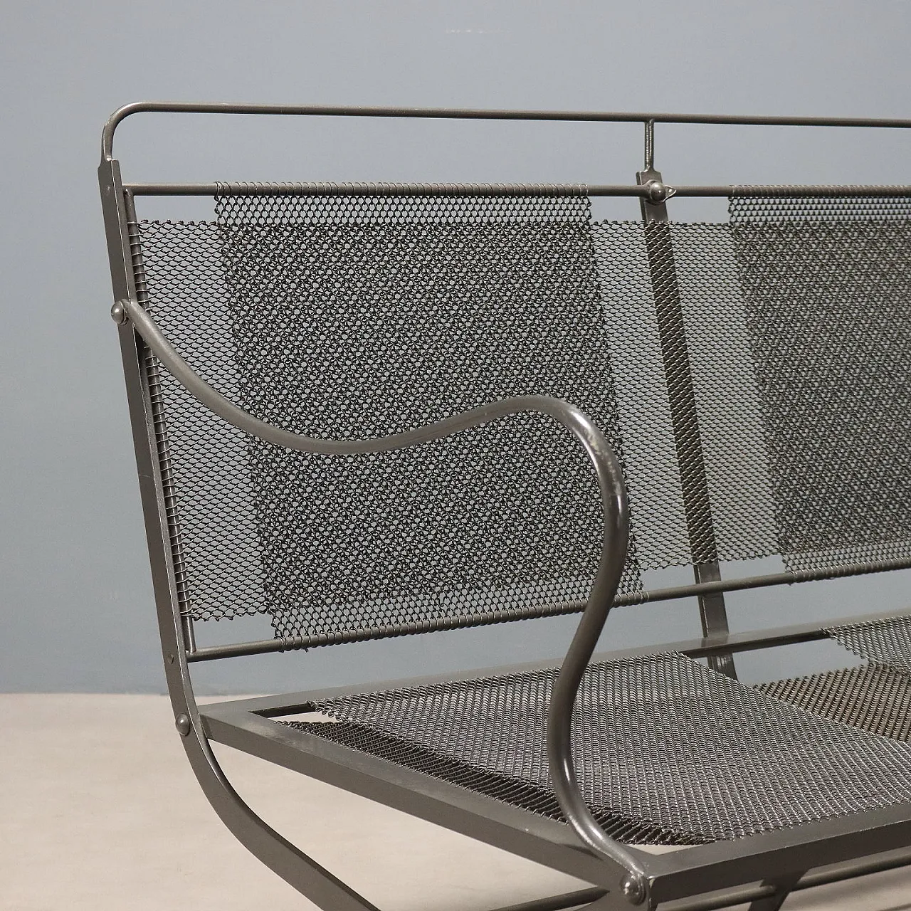 Enameled metal sofa by Luigi Caccia Dominioni, 1960s 4