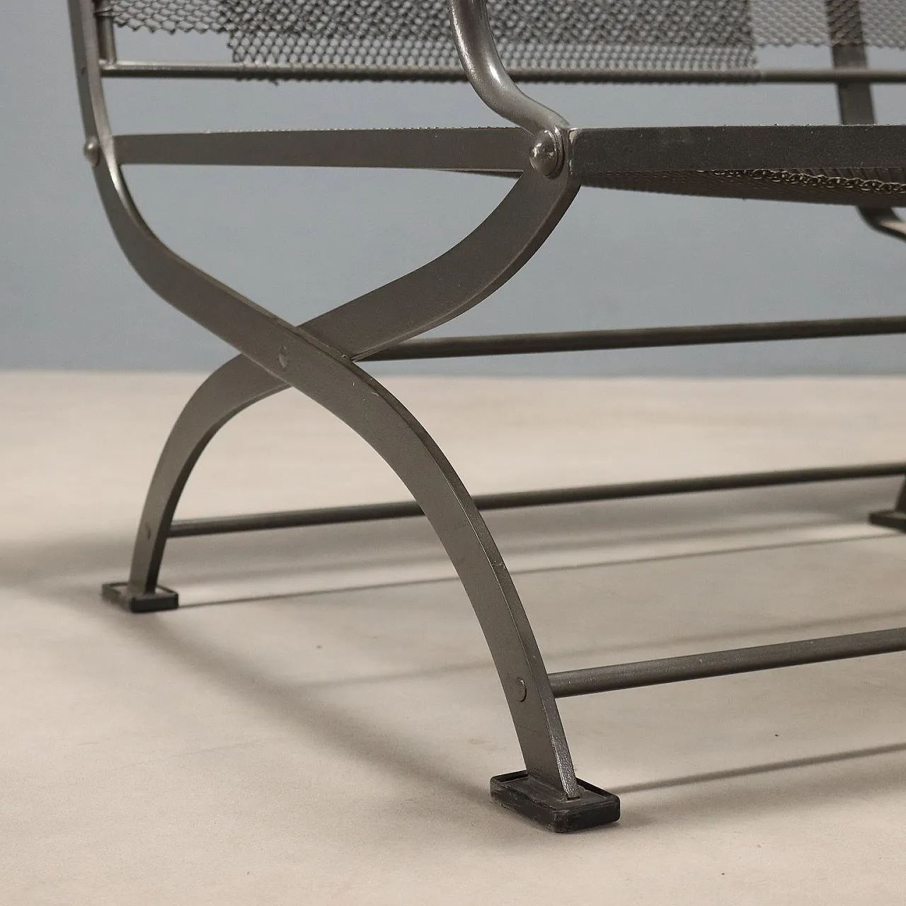 Enameled metal sofa by Luigi Caccia Dominioni, 1960s 6