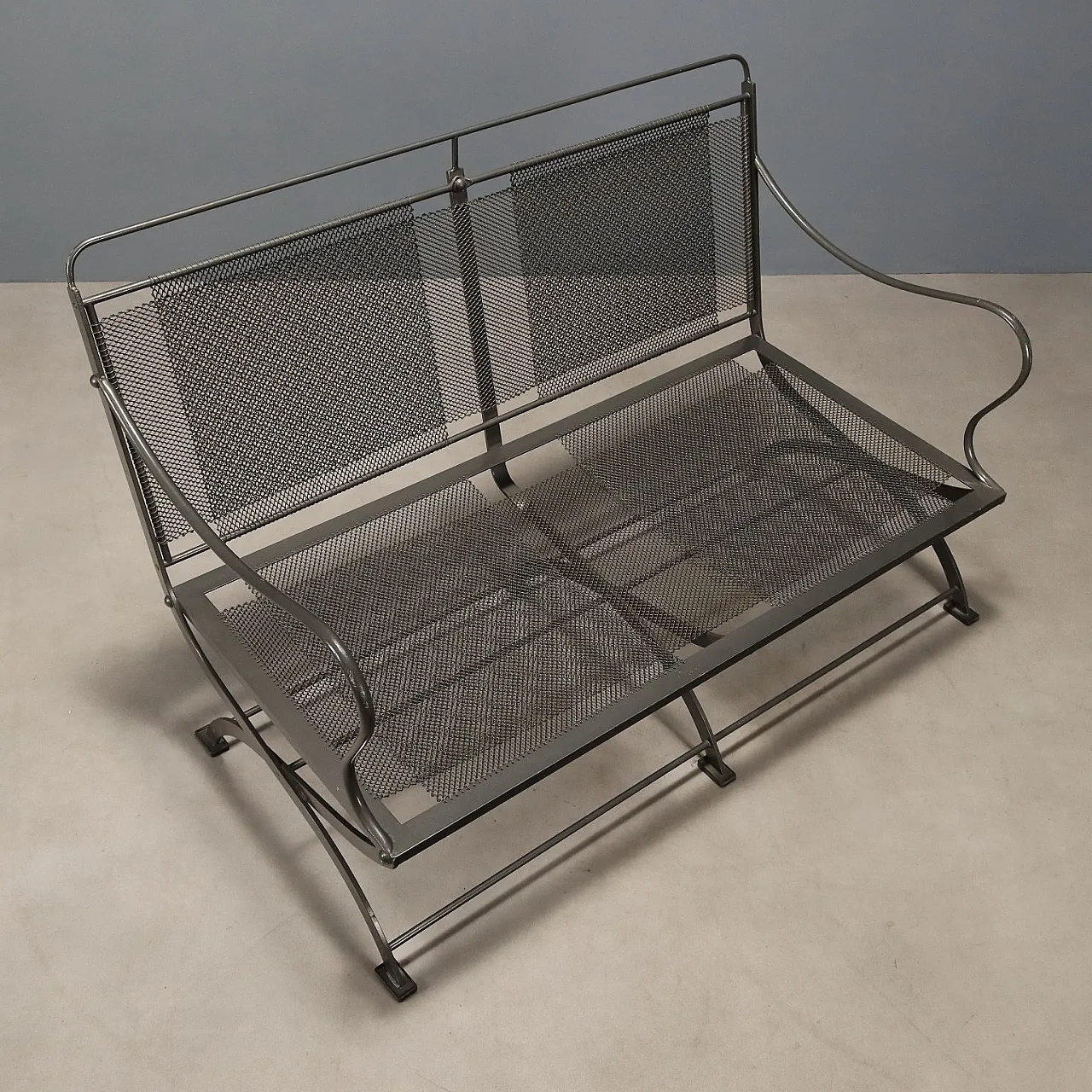 Enameled metal sofa by Luigi Caccia Dominioni, 1960s 7