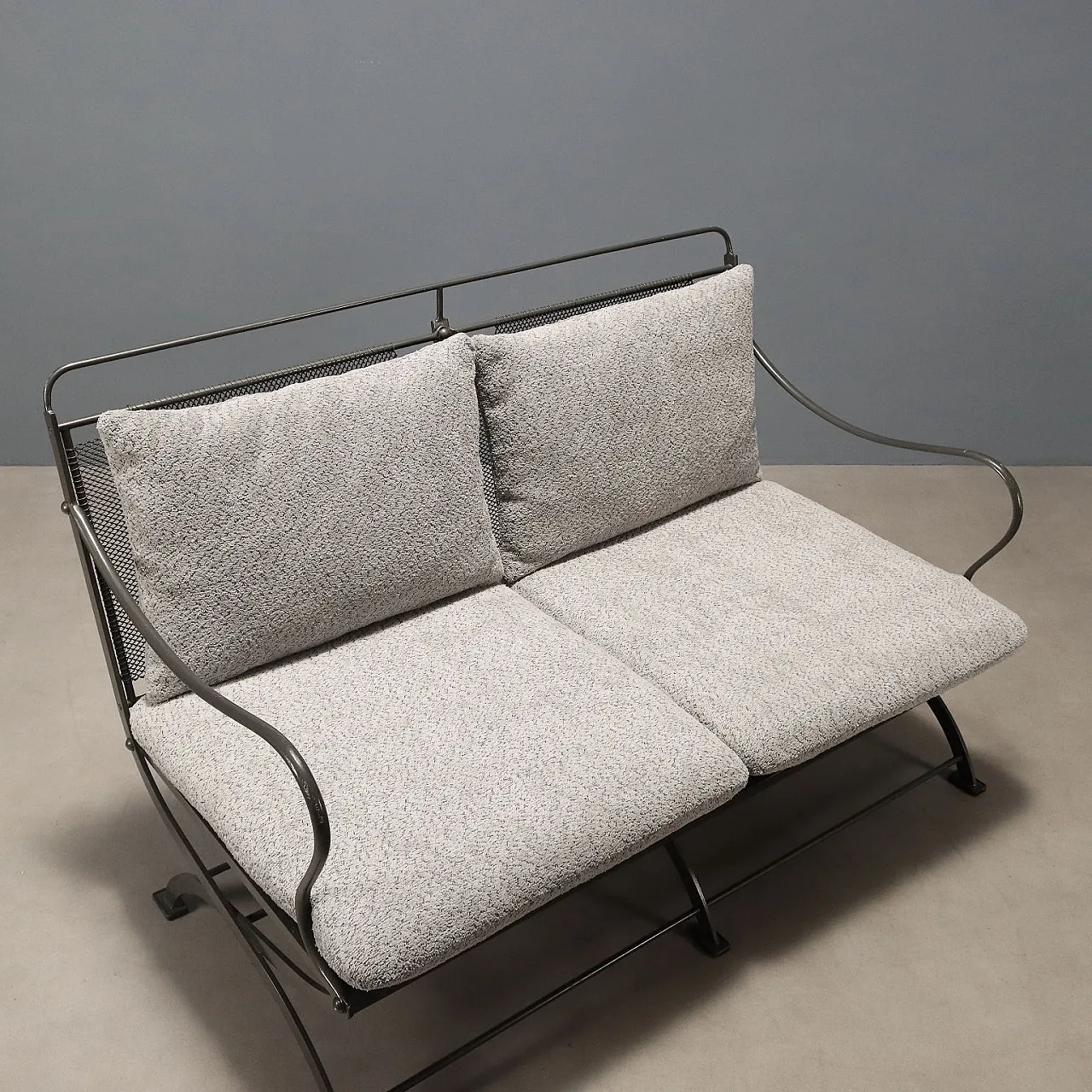 Enameled metal sofa by Luigi Caccia Dominioni, 1960s 8