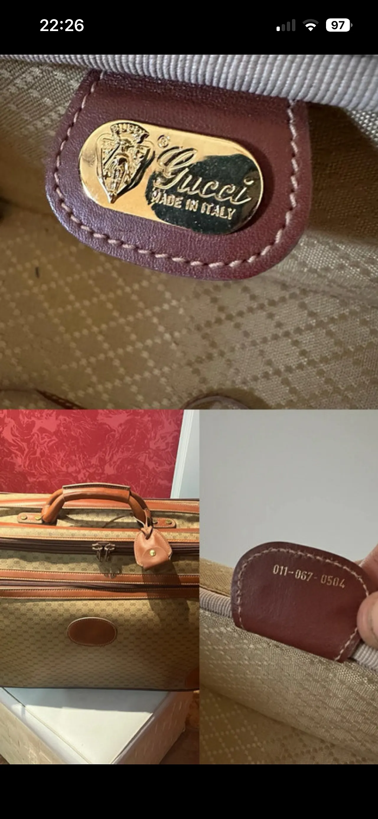 Valigia Gucci, anni '80 1