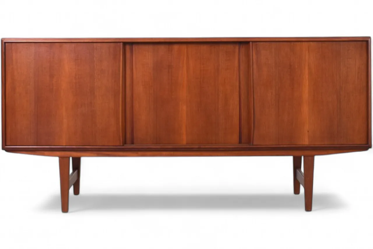 Credenza Mid-Century in teak di E.W. Bach, Danimarca, anni '60 18