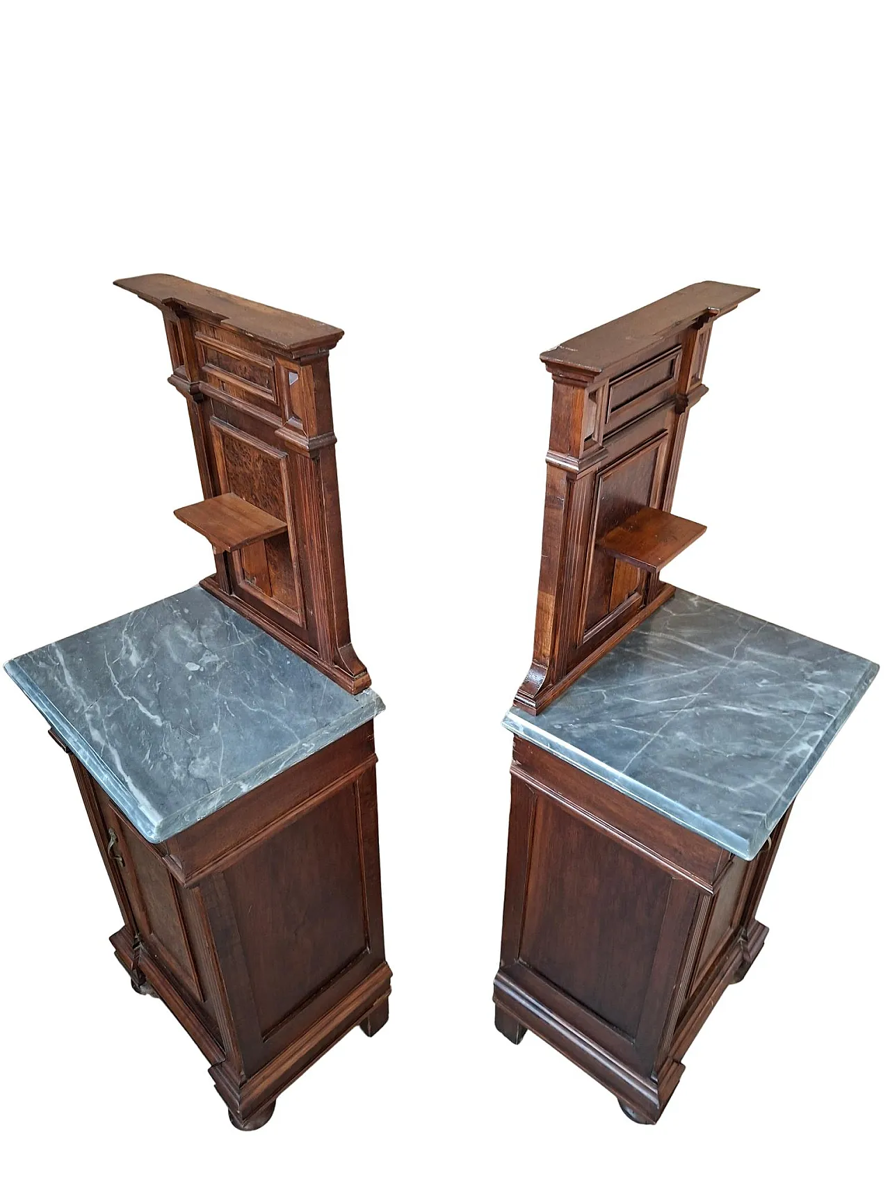 Couple of bedside tables, late 19th century 11