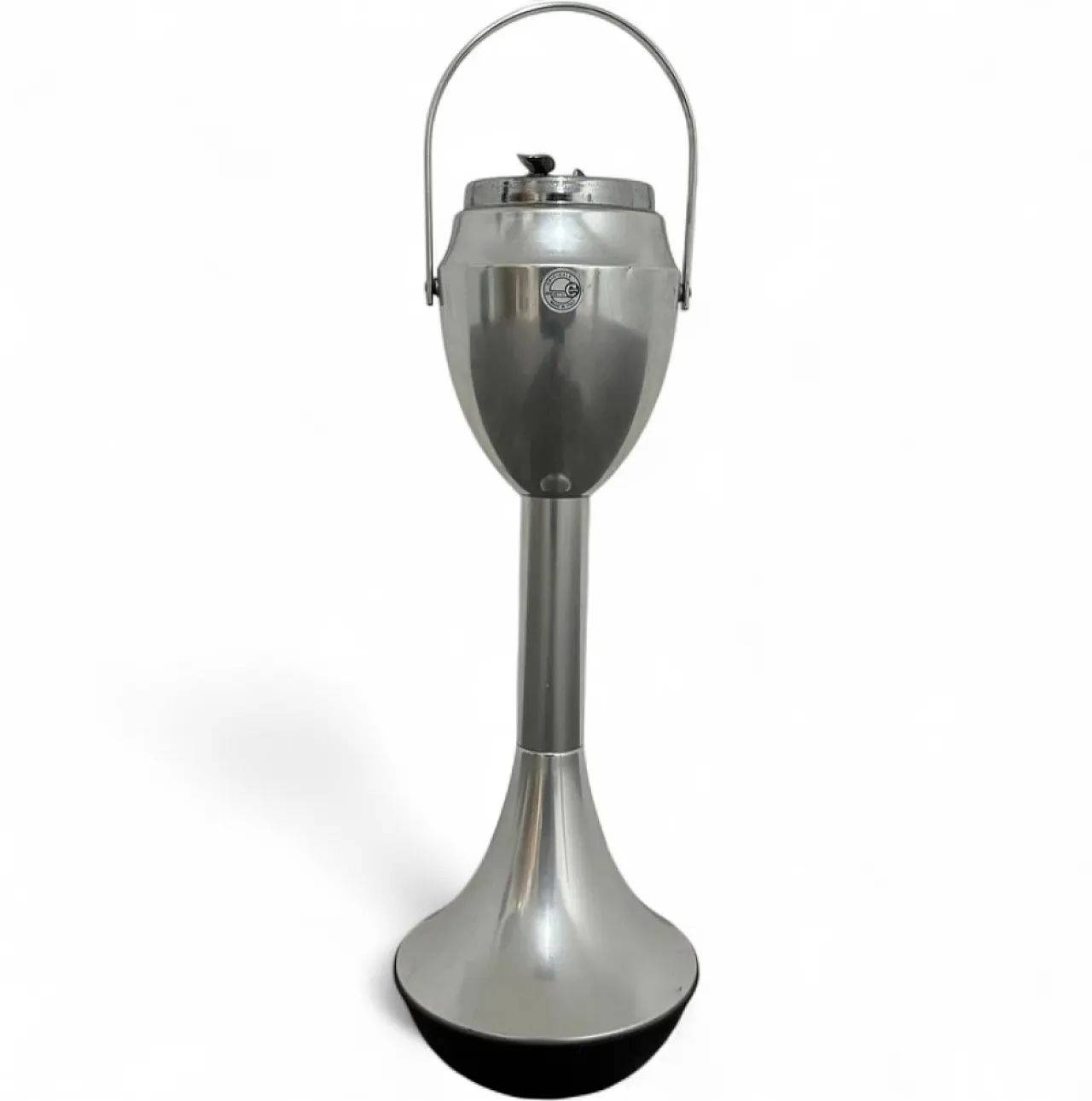 Space Age Caimi steel ashtray, 1970s 9