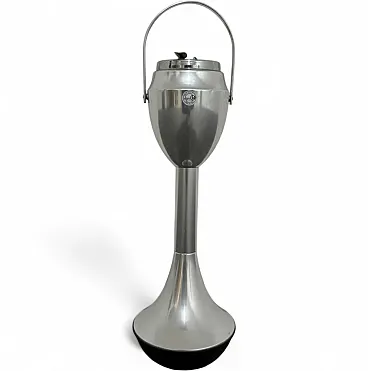 Space Age Caimi steel ashtray, 1970s