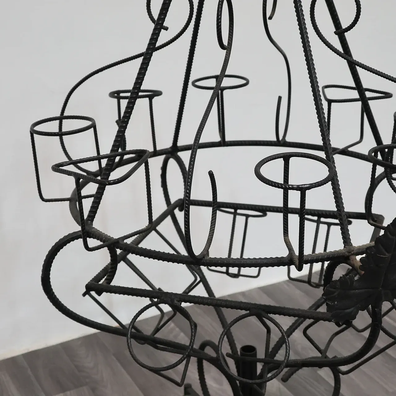 Marcel Duchamp's sculptural wrought iron bottle holder, 1960s 3