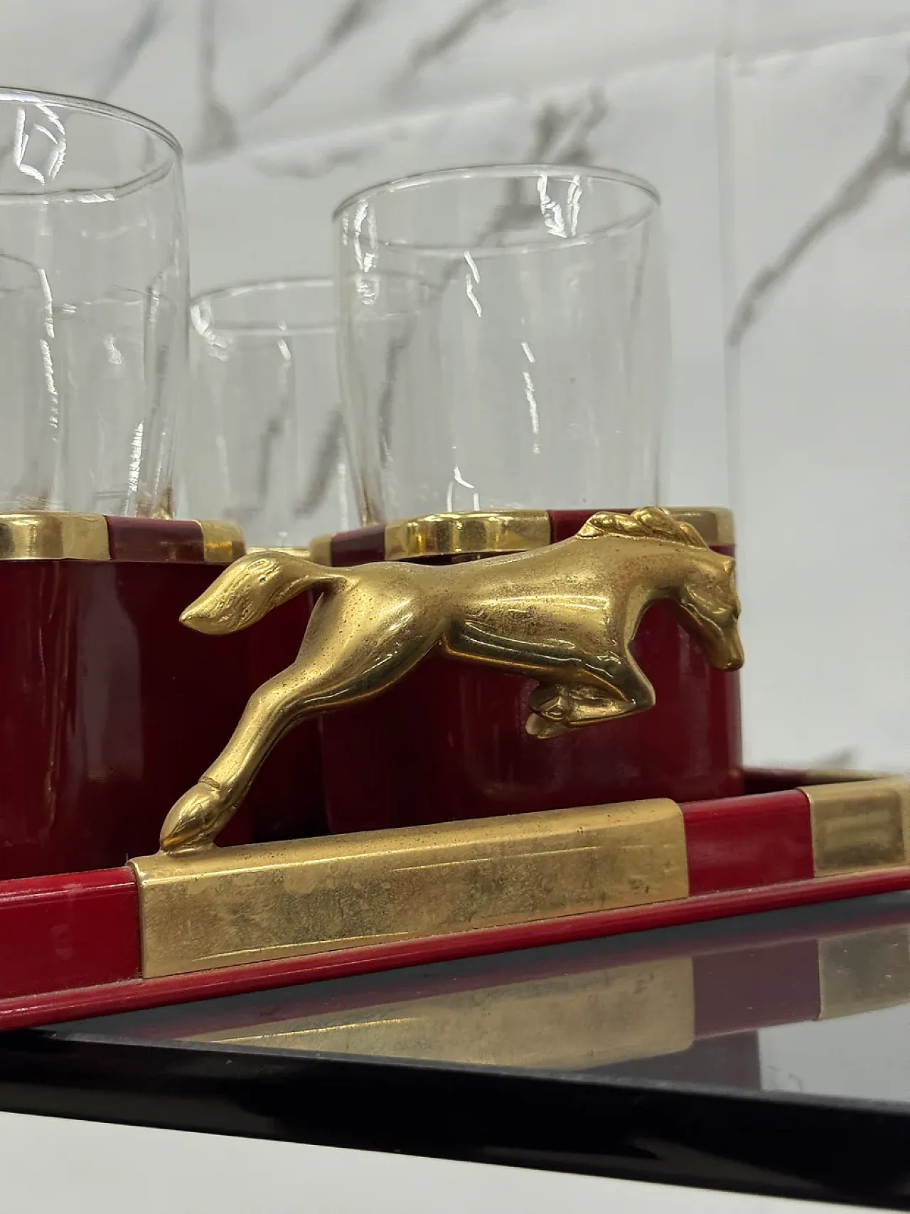 6 Bicchieri con vassoio Hans Turnwald, anni '70 9