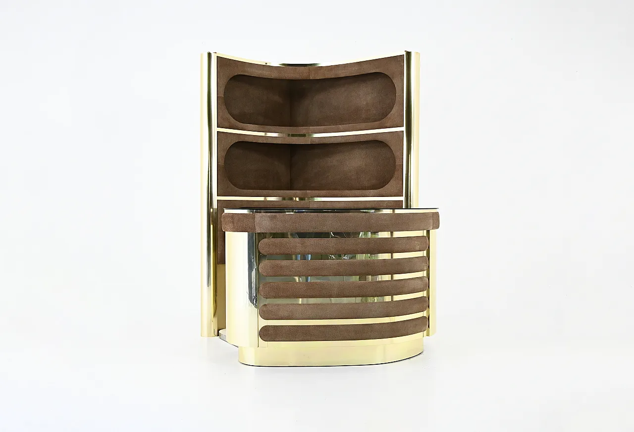 Bar set attributed to Willy Rizzo, 1970s 1