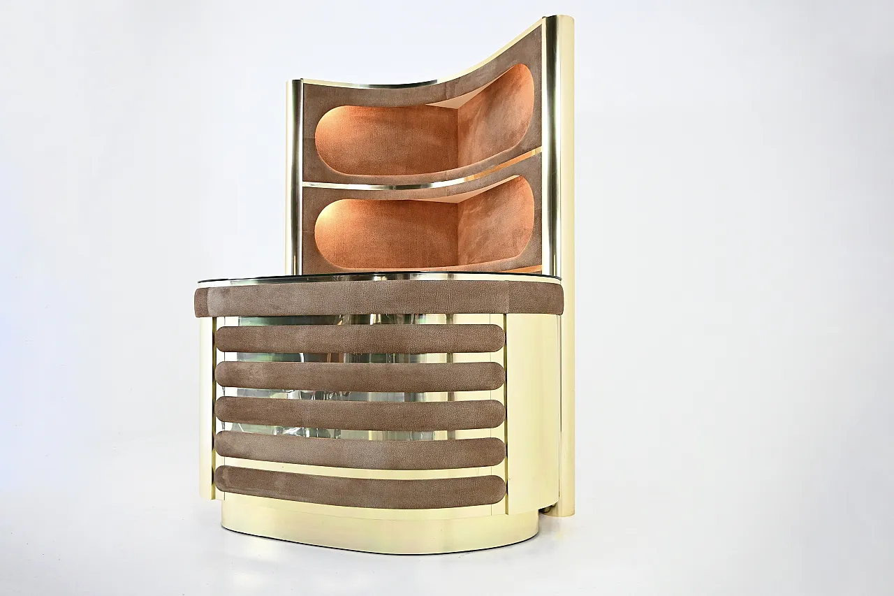 Bar set attributed to Willy Rizzo, 1970s 6