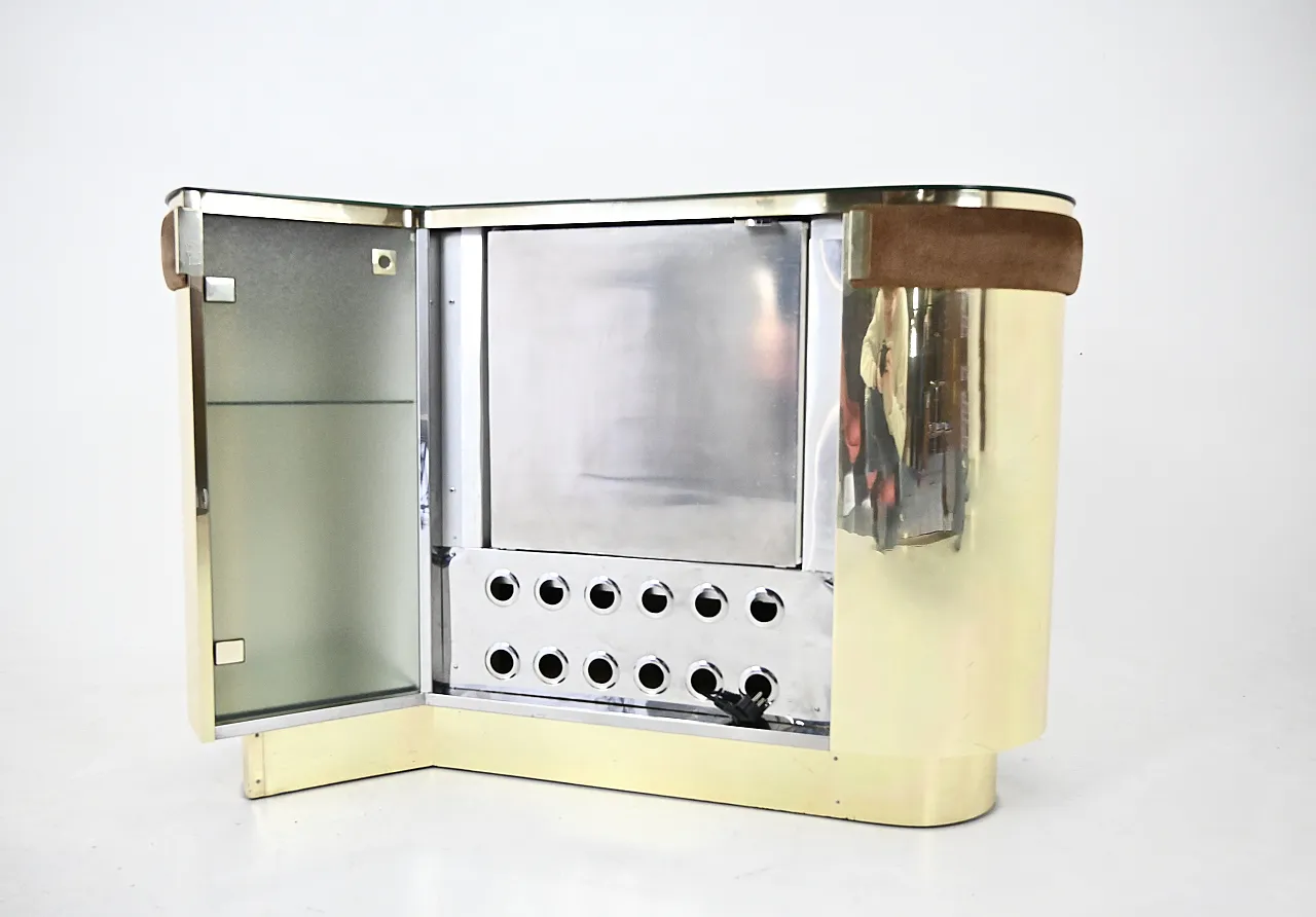 Bar set attributed to Willy Rizzo, 1970s 9