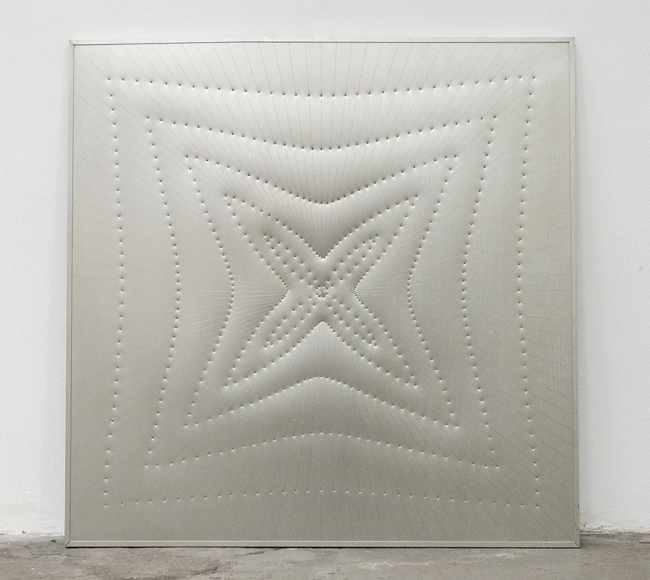 Peck Blenda, opera su pannello in alluminio, anni '70 1