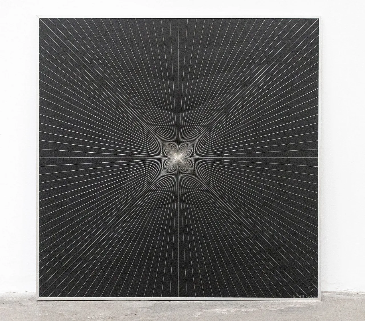 Peck Blenda, opera su pannello in alluminio, anni '70 1