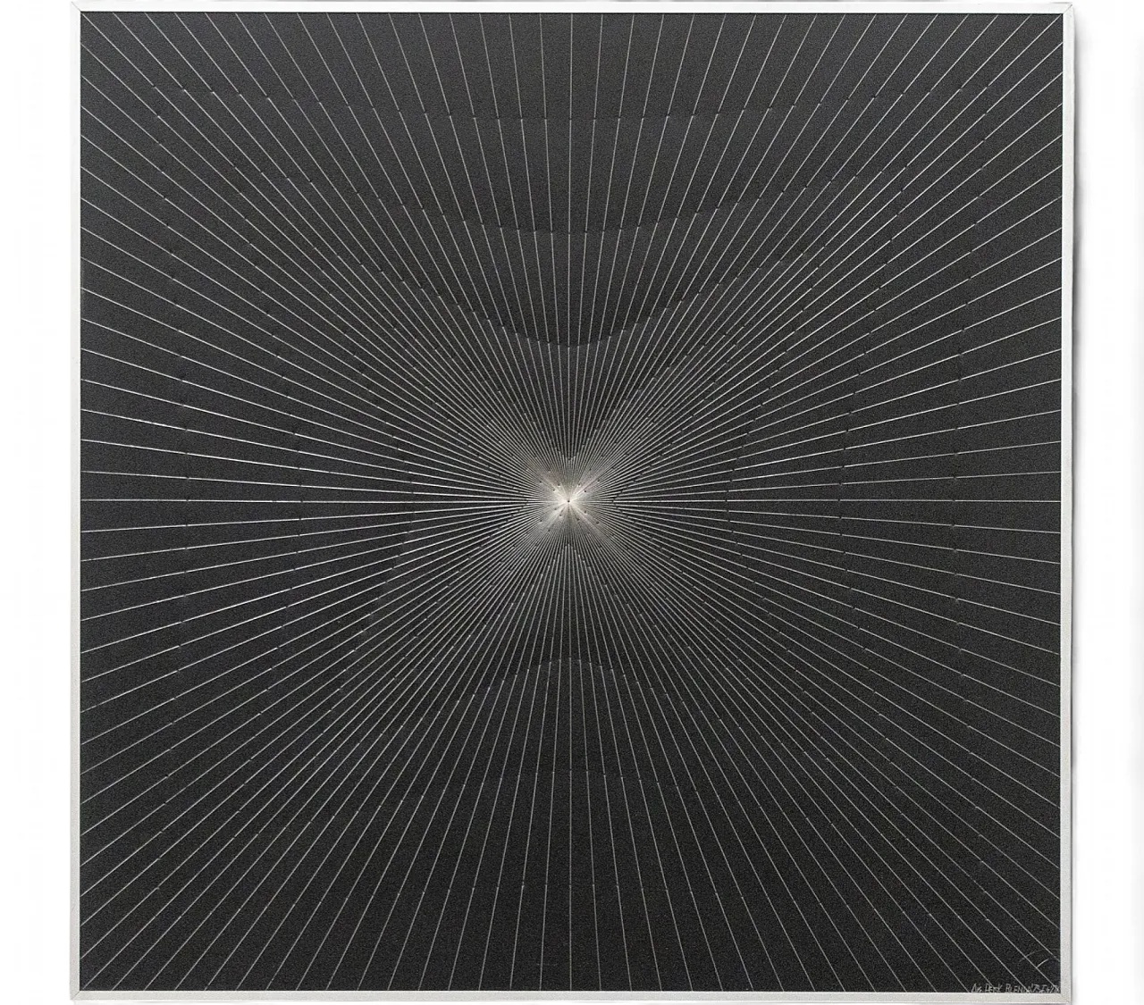 Peck Blenda, opera su pannello in alluminio, anni '70 5