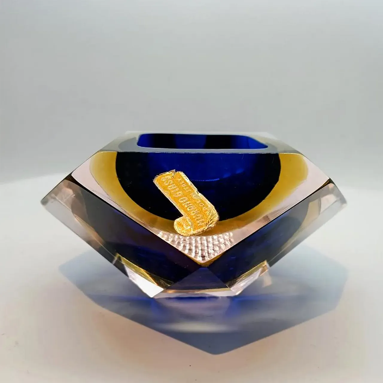 Posacenere in vetro di Murano di Flavio Poli per Seguso, anni '60 2