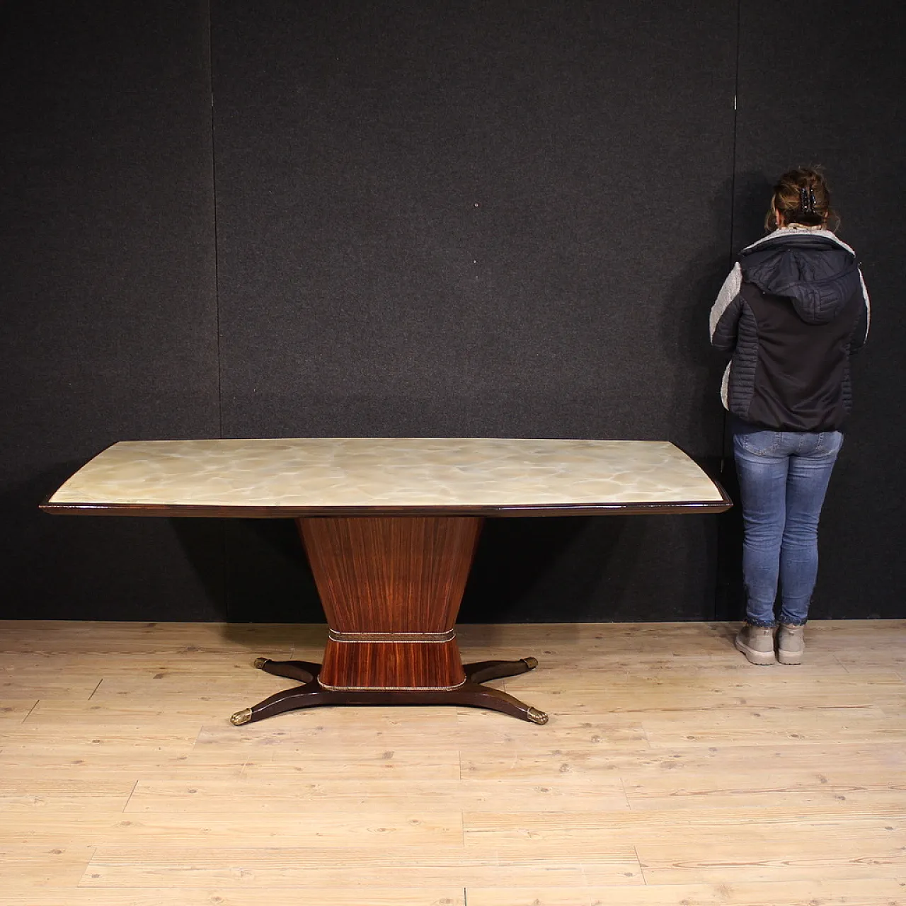 Dining table by Fratelli Rigamonti Desio, 50s 3