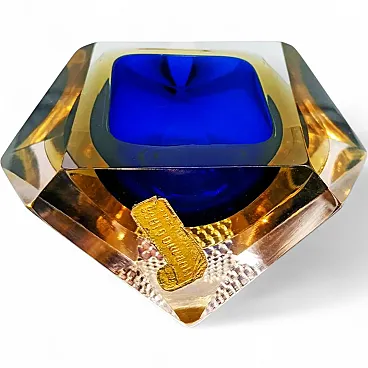 Ashtray in Murano glass by Flavio Poli for Seguso, anni '60