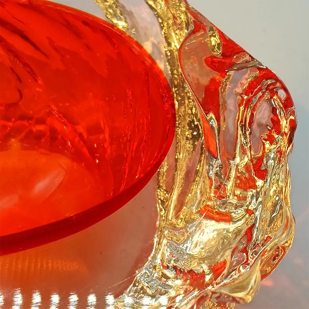 Posacenere in vetro di Murano di Flavio Poli per Seguso, anni '60 6