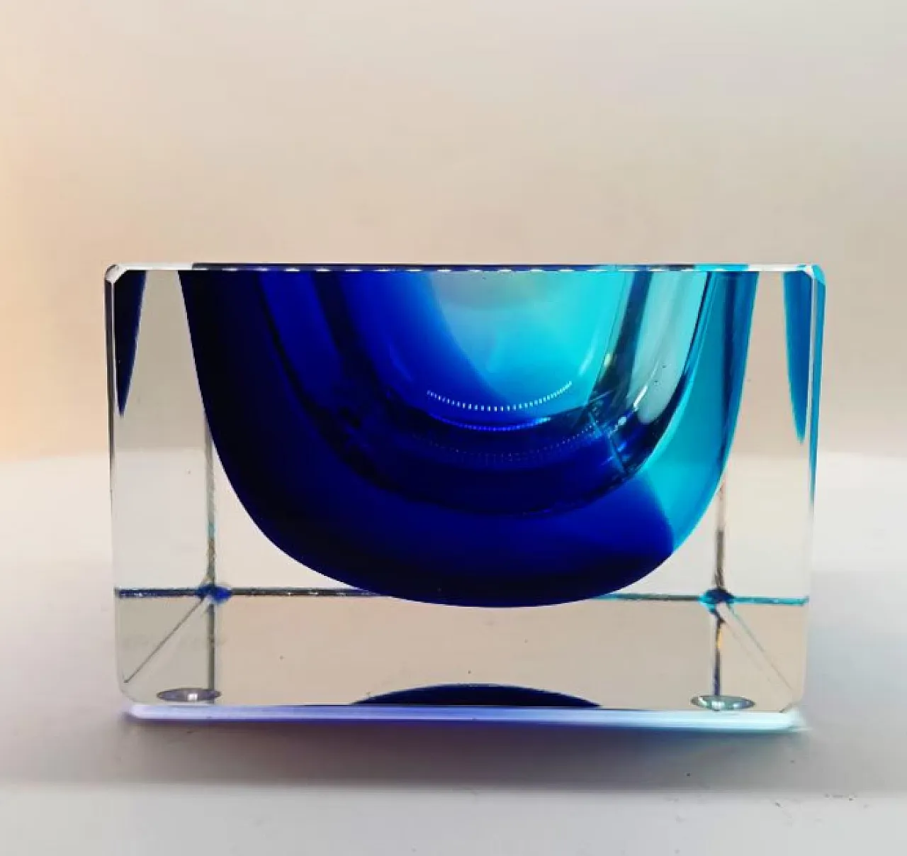 Posacenere in vetro di Murano di Flavio Poli per Seguso, anni '70 3