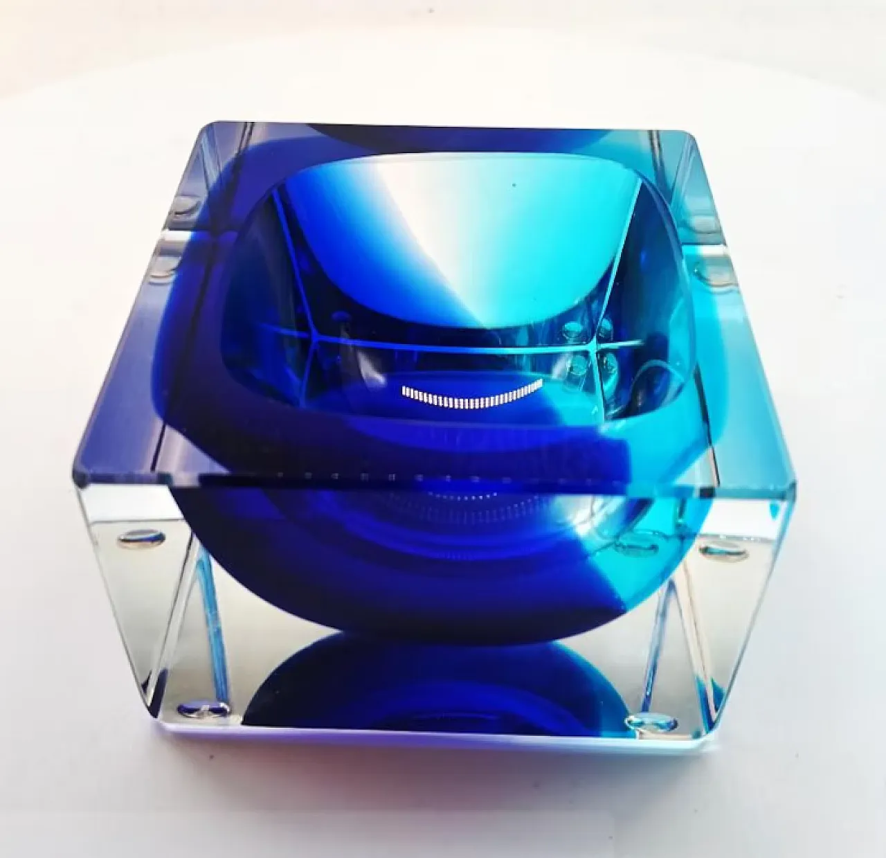 Posacenere in vetro di Murano di Flavio Poli per Seguso, anni '70 4