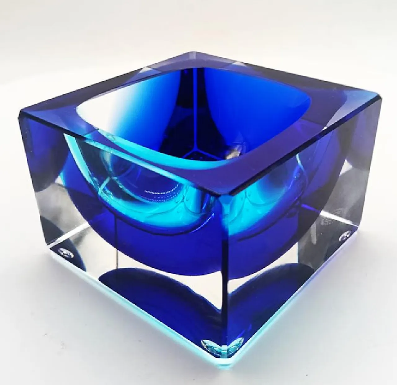 Posacenere in vetro di Murano di Flavio Poli per Seguso, anni '70 5