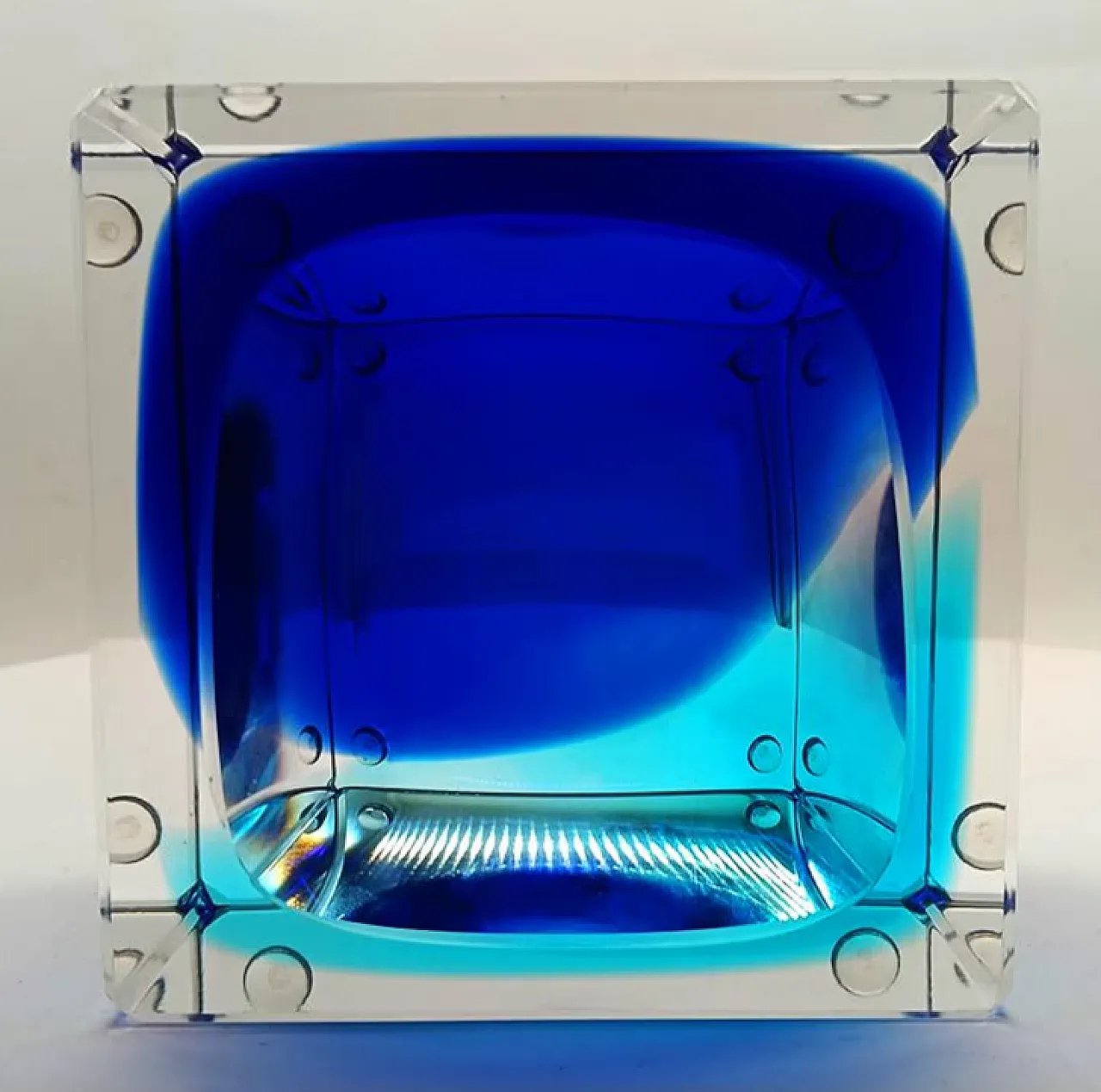 Posacenere in vetro di Murano di Flavio Poli per Seguso, anni '70 7