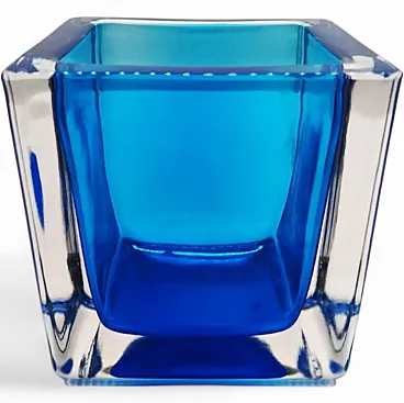 Ashtray in crystal of Bohemia, 1960s