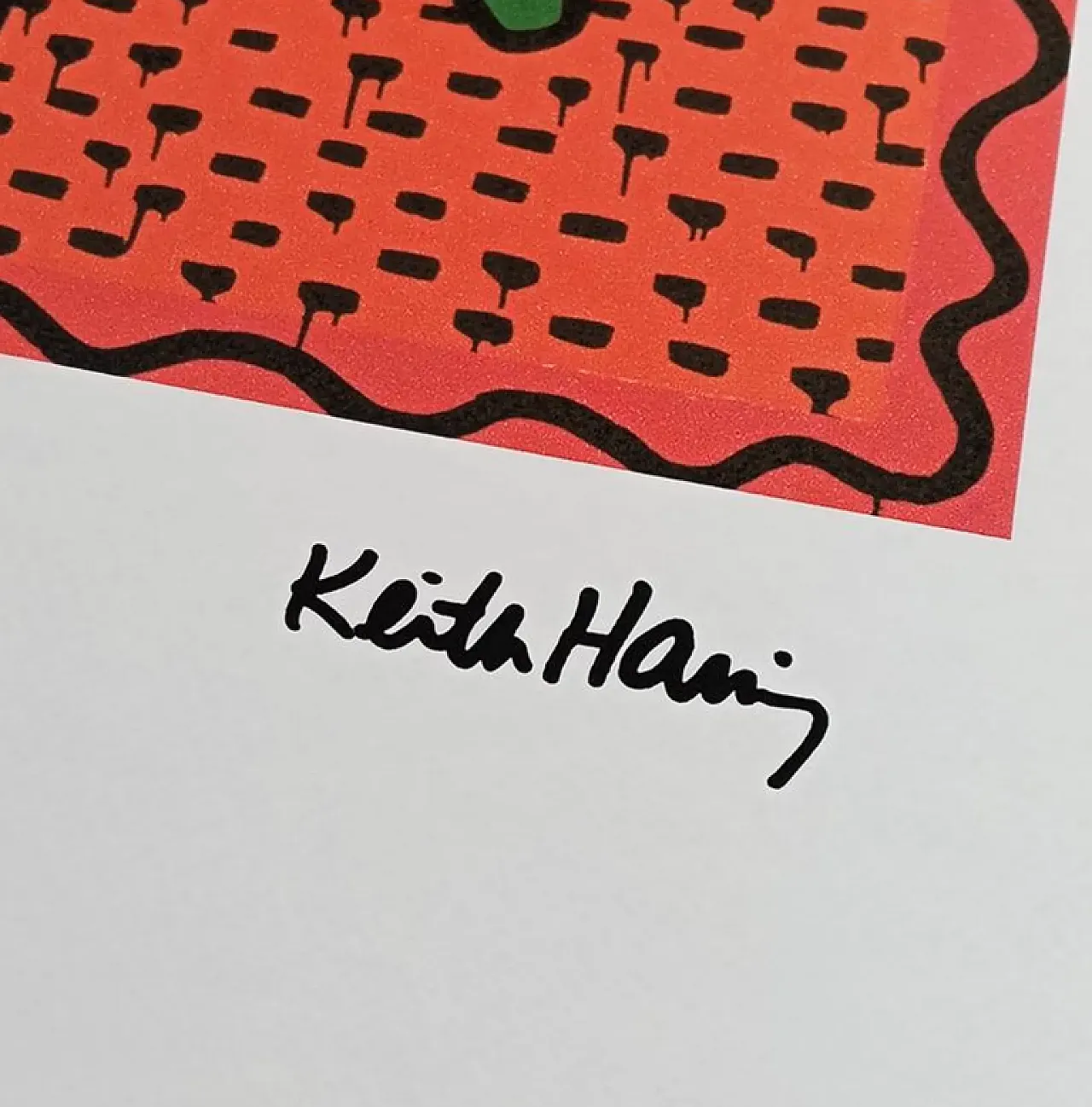 Keith Haring limited edition lithograph numbered in pencil, 1990s 3