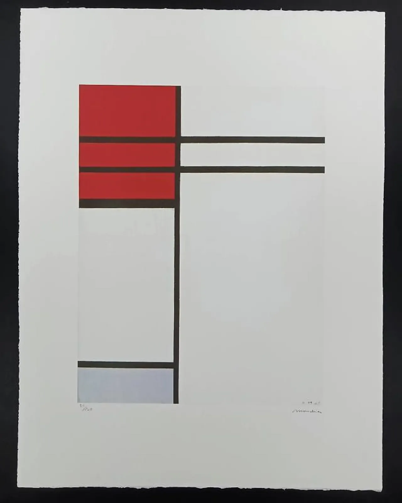 Piet Mondrian limited series lithograph, 1970s 1