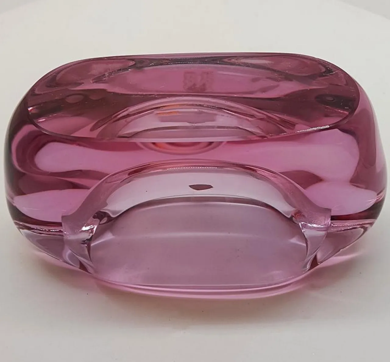 Posacenere viola in vetro di Murano, anni '50 6