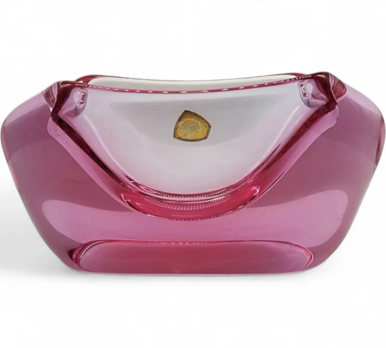 Posacenere viola in vetro di Murano, anni '50 7