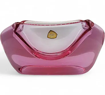 Purple ashtray in Murano glass, 1950s