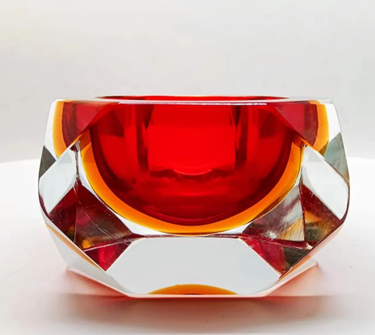 Posacenere in vetro di Murano di Flavio Poli per Seguso, anni '60 1