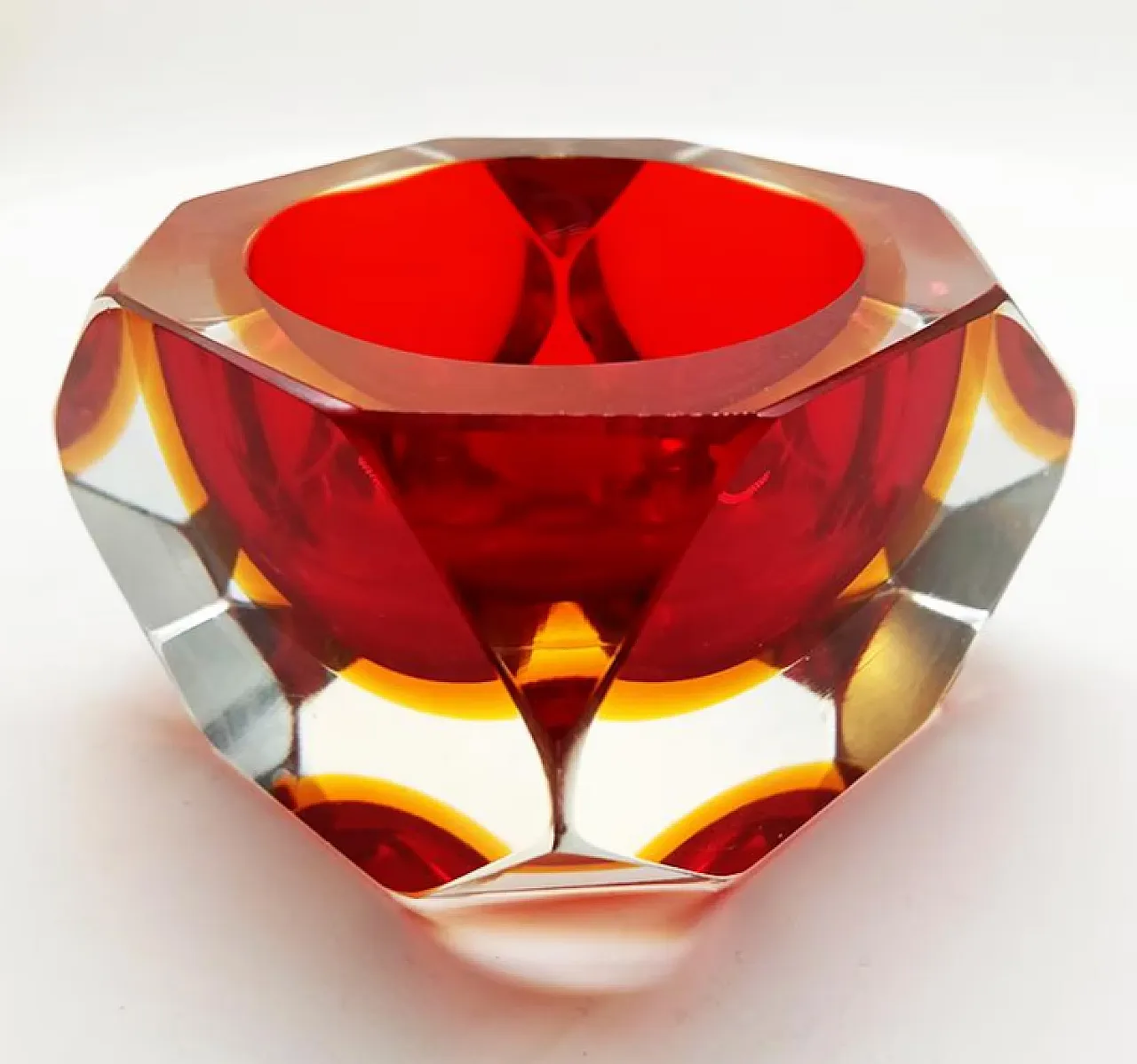 Posacenere in vetro di Murano di Flavio Poli per Seguso, anni '60 2