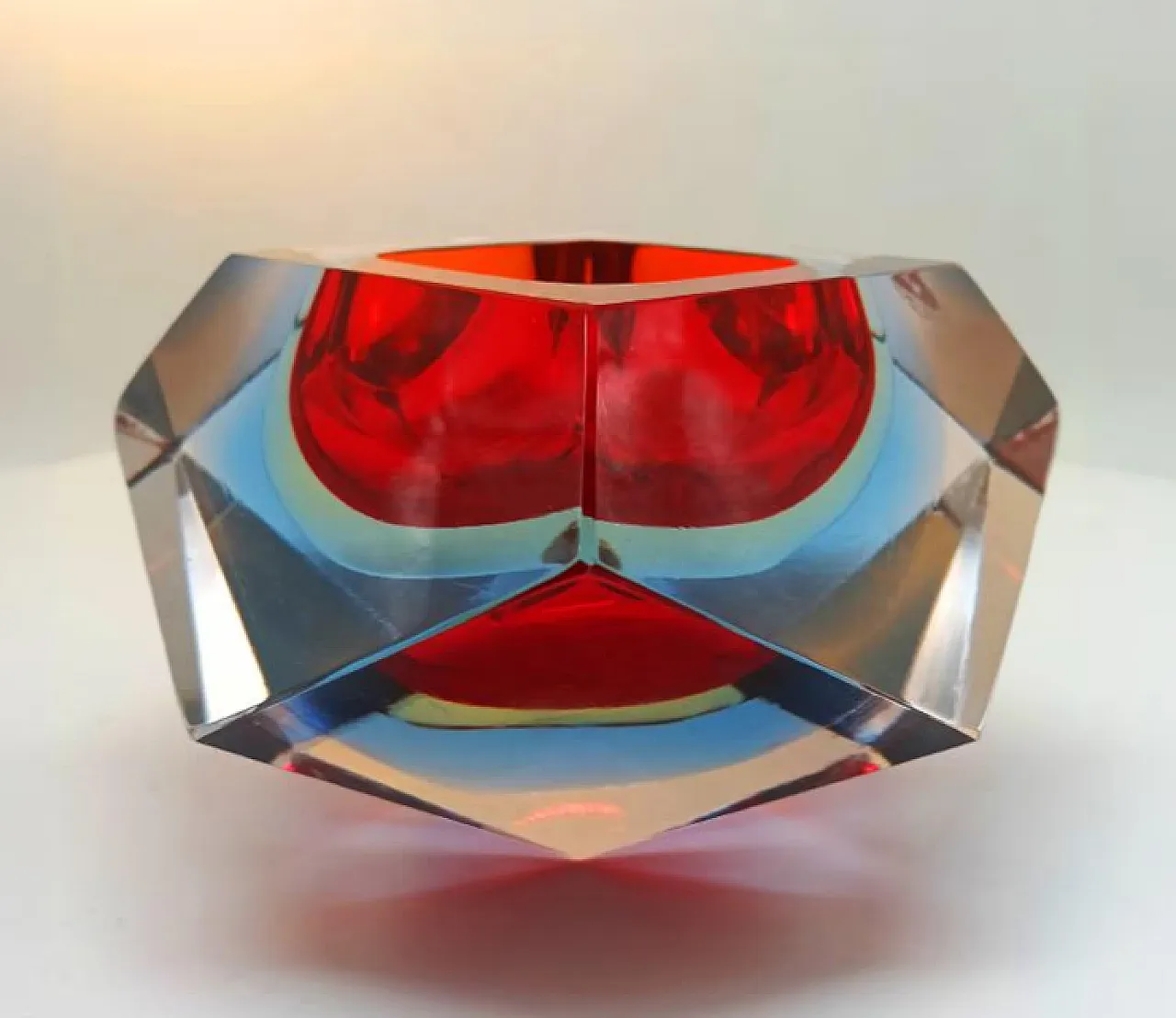 Posacenere in vetro di Murano di Flavio Poli per Seguso, anni '60 1