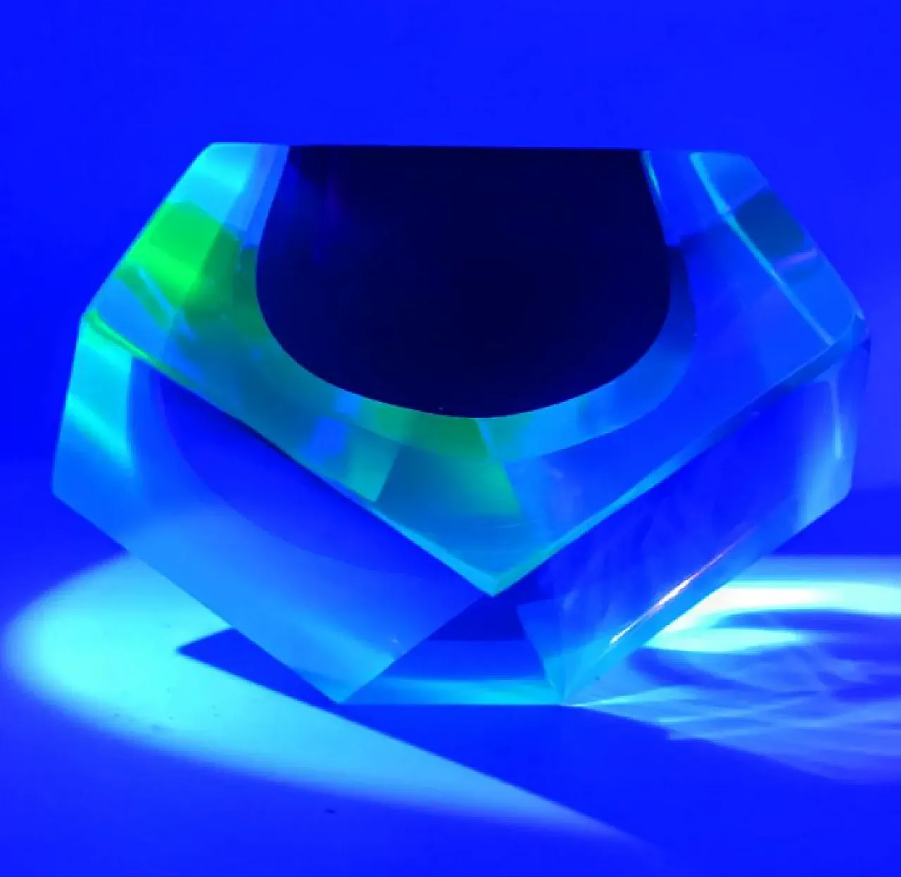 Posacenere in vetro di Murano di Flavio Poli per Seguso, anni '60 2