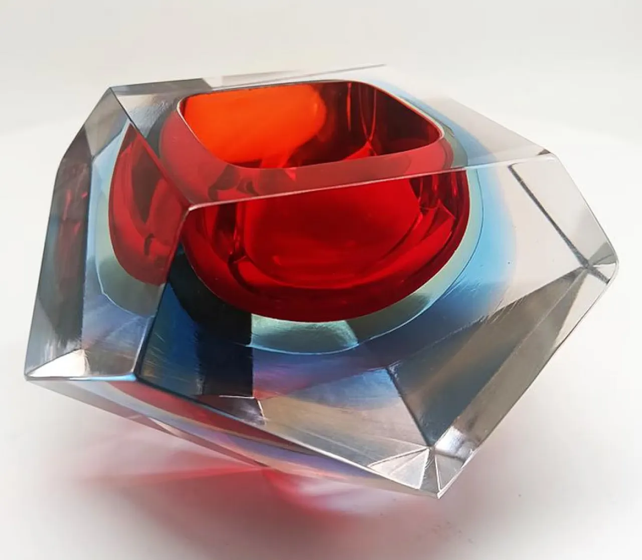 Posacenere in vetro di Murano di Flavio Poli per Seguso, anni '60 3