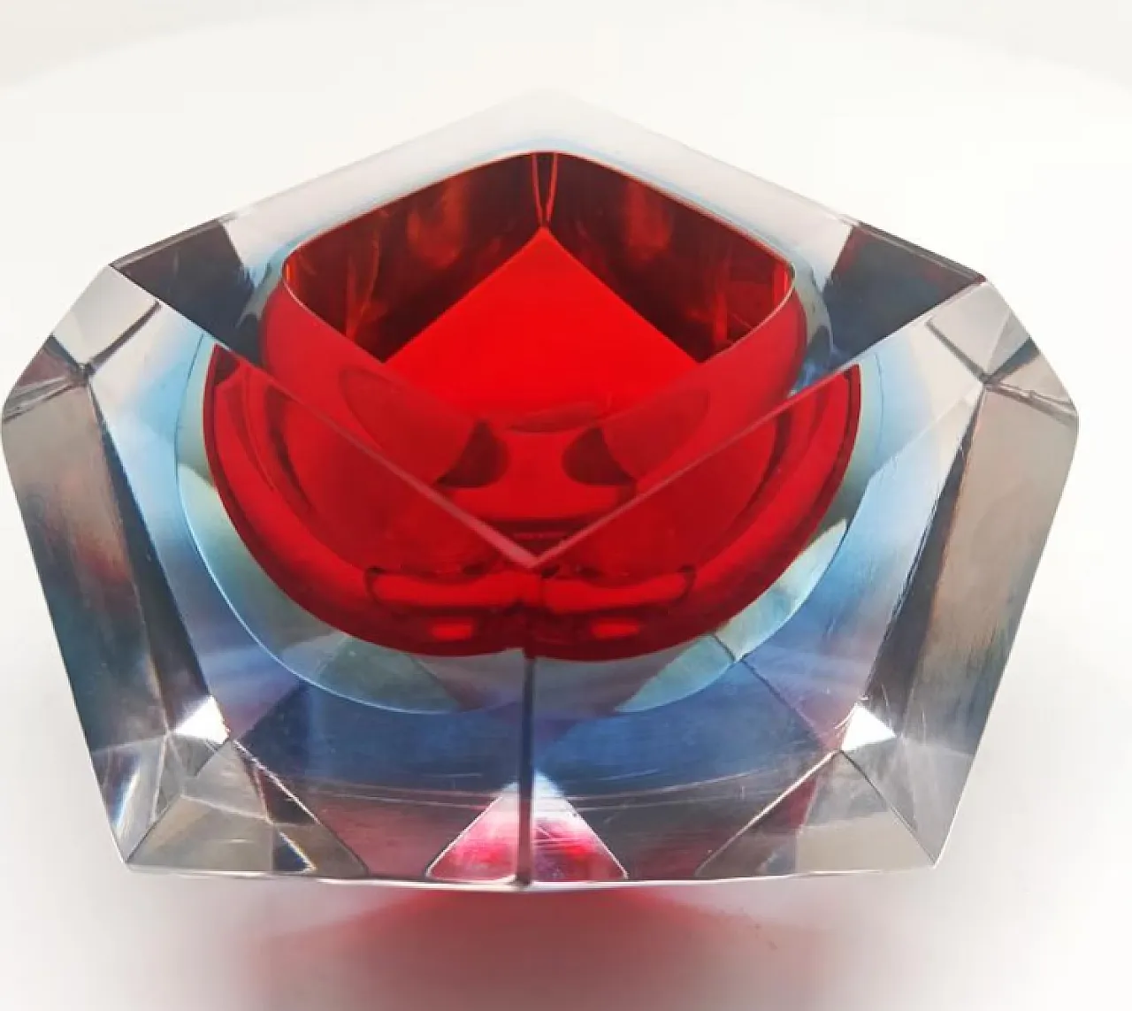 Posacenere in vetro di Murano di Flavio Poli per Seguso, anni '60 5