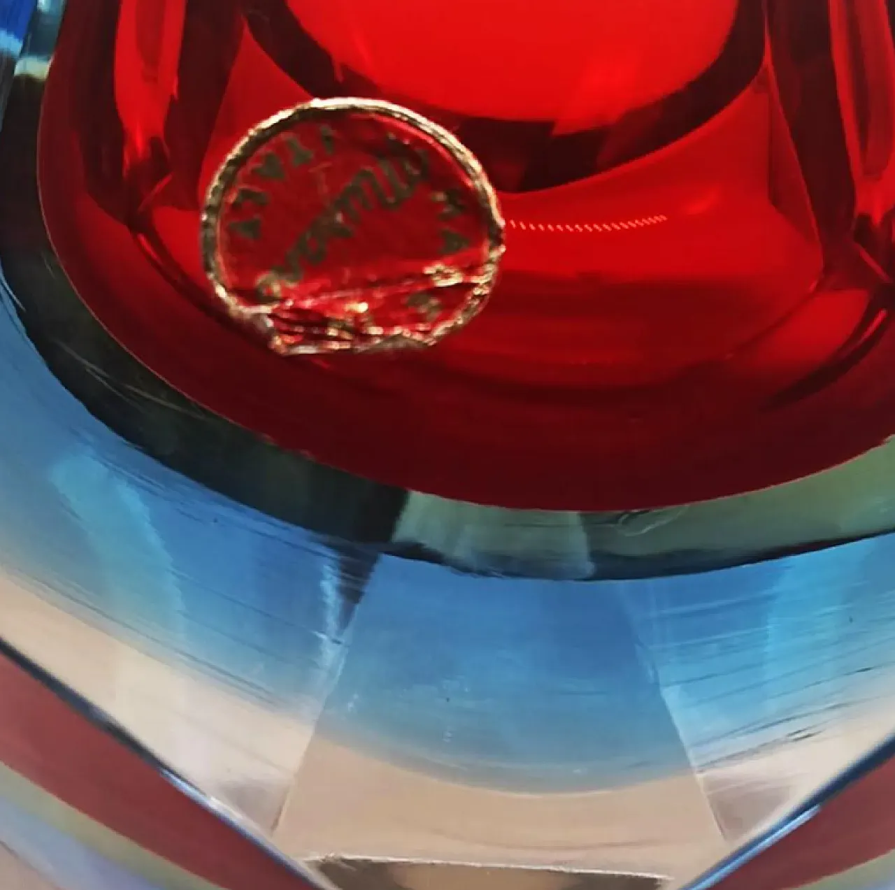 Posacenere in vetro di Murano di Flavio Poli per Seguso, anni '60 7