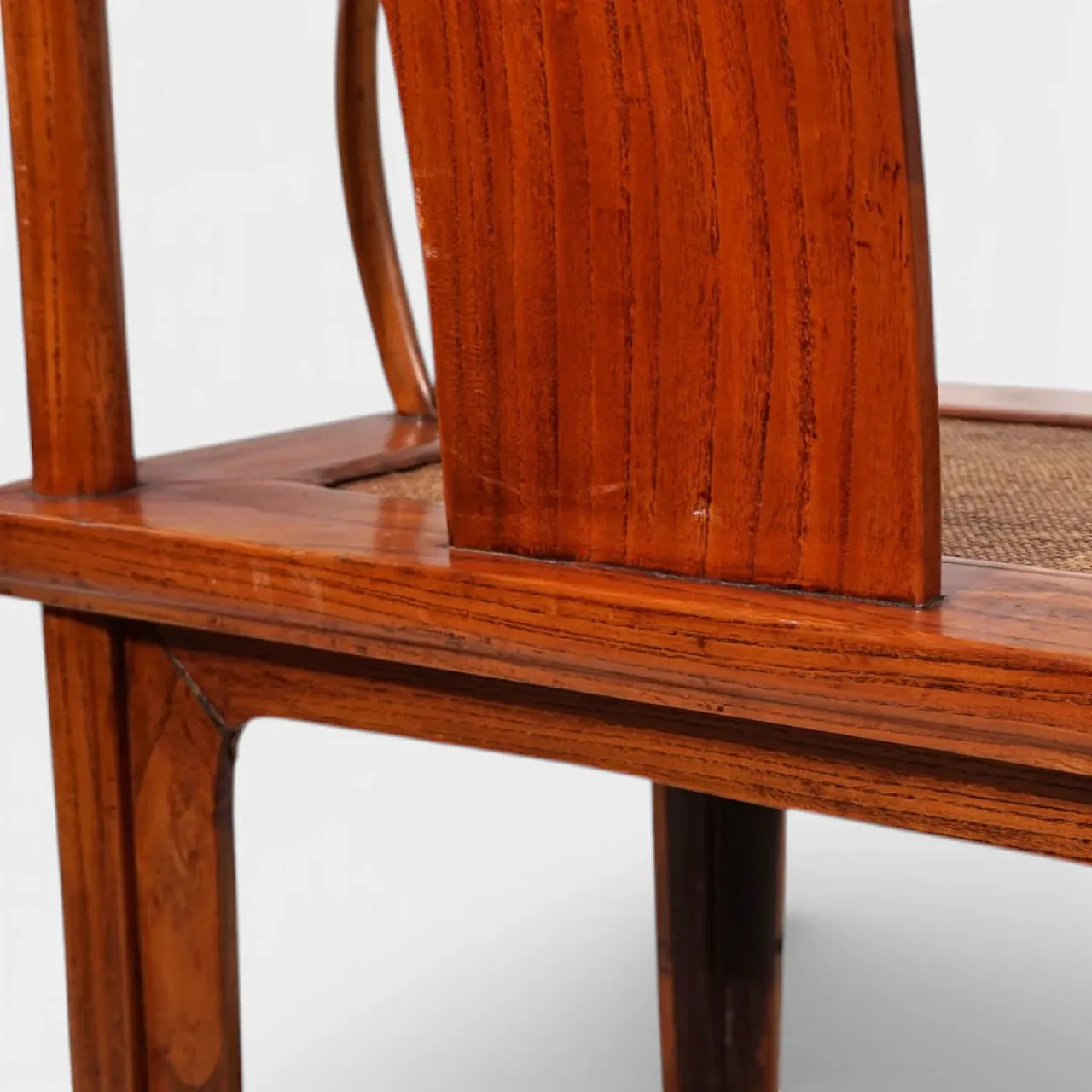 Pair of Ming Dynasty style high-back Chinese armchairs, 1920s 11