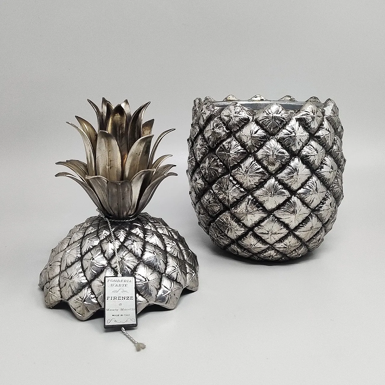 Secchiello Ananas di Mauro Manetti per Fonderia d'Arte, anni '60 3